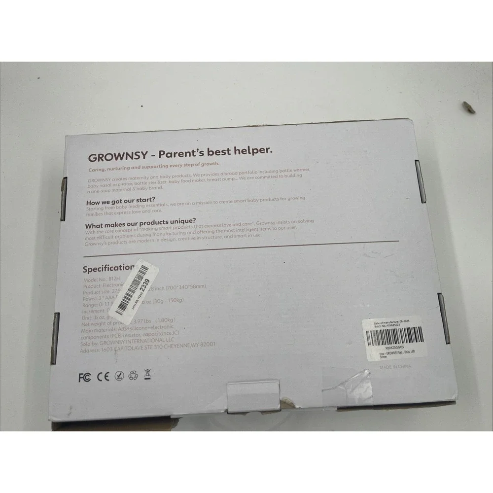 Grownsy Digital Electronic Baby Scale New